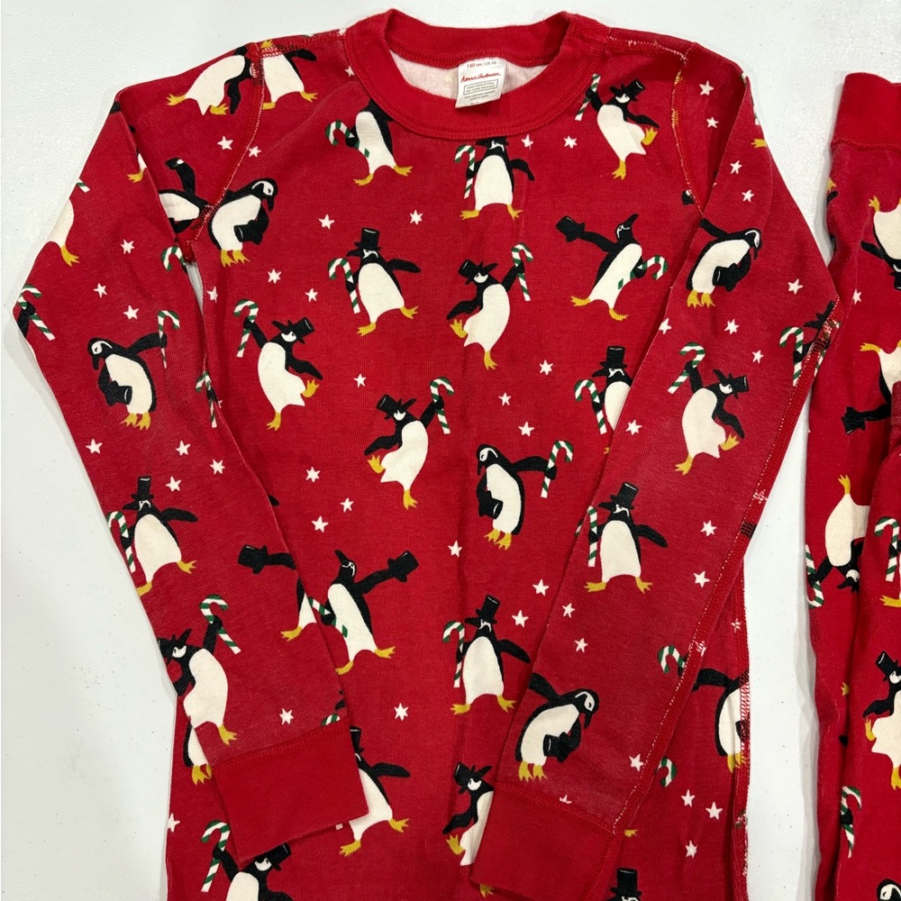 Hanna Andersson Festive Penguin Kids Pajama Set